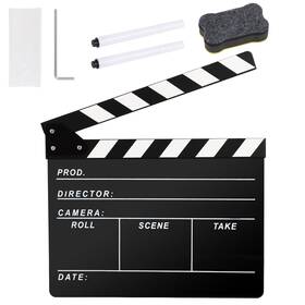 Ribvane Ribv003 Directors Clapboard For Film Hollywood Slate Move Photography Black