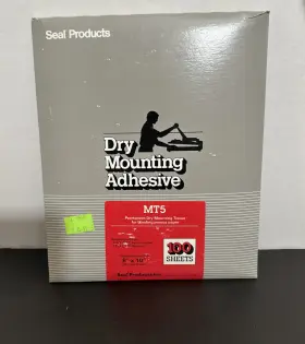 Seal 087827103183 100 Sheets Mt5 Photography 8 X 10 Permanent Dry Mounting Tissue For Bonding