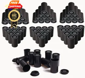 Z757510923991 Sisims 70 Pieces Film Canisters With Caps 35mm Empty Camera Reel Small Black