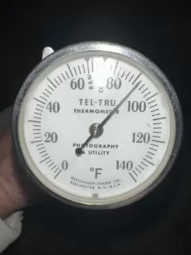 Ph-38 Tel-tru Dial Thermometer Stainless Steel Photography/laboratory 6 Inch Stem