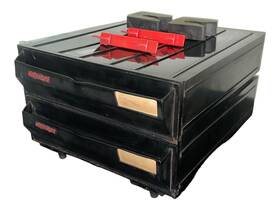 Unitron 31051 Paper-matic 8x10 Darkroom Dispenser Paper Safe Tray Lock Double Drawer