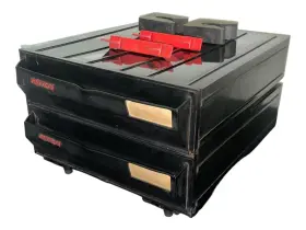 31051 Unitron Paper-matic 8x10 Darkroom Dispenser Paper Safe Tray Lock Double Drawer