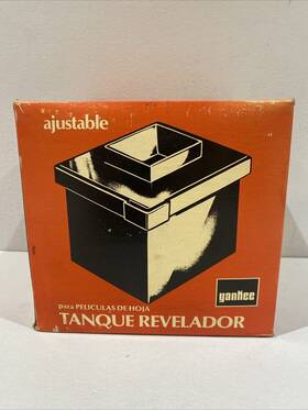 Yankee Cf-45 Cut Film Developing Tank - Adjustable Up To 4x5 Vtg New Old Stock