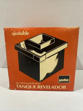 Cf-45 Yankee Cut Film Developing Tank - Adjustable Up To 4x5 Vtg New Old Stock