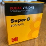 Kodak Vision 50D 7203 SUPER-8 Color Negative Film New Fresh No Remjet. Price: $48.88.