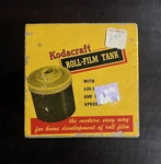 Vintage Kodak Miniature Roll-film Developing Tank. Price: $24.95.