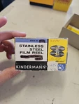 Kindermann Stainless 35MM/20-FRAME Easy-loading Roll Film Processing Spiral Reel Used. Price: $11.99.