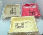 New Lot 3 Paterson 10" X 8" Darkroom Developing Trays,(dishes) Red, Beige White Open. Price: $38.95.