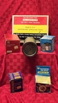 Vintage Darkroom Developing Kit Kodak Omega Tanks Reels Safelight Timer Trays Used. Price: $245.00.