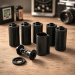6 Pack Kalt 35MM Reloadable Reusable Bulk Film Cassettes With Screw *new*. Price: $24.72.