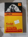 Vintage Kodak Black And White Film Paper Processing Kit New. Price: $25.00.