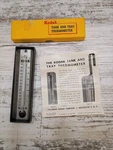 Vintage Eastman Kodak Tank And Tray Thermometer Original Box Used. Price: $21.99.