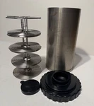 Vintage Stainless Steel/plastic Developing Tank With 4 Film Reels Japan Used. Price: $34.99.