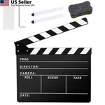 Ribvane Directors Clapboard For Film, Hollywood Slate Move Photography Black New. Price: $31.51.