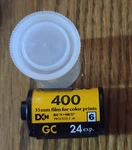 Kodak Max 400 Film Roll 24 Exposures 35MM Color Expired Unused W Tube Open. Price: $10.30.
