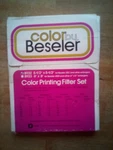 Color By Beseler #8932 Printing Filter Set 5 1/2 In. For 23C Complete Used. Price: $39.99.
