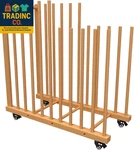 Art Storage Rack,wood Drying Stand With Hand&caster Wheels Can New. Price: $159.99.
