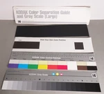 Kodak Color Separation Guides And Gray Scale Large 14" 152 7662 Used. Price: $19.95.