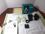 Minox Daylight Developing Tank W/box, Thermometer & Instructions Used. Price: $130.00.
