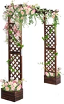 Vingli Wooden Garden Arbor With Planter, Wedding Arch For Ceremony, New. Price: $146.29.