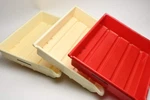 Set Of 3 Paterson 12X16" Darkroom Paper Developing Trays (white, Red) Used. Price: $36.35.
