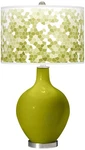 Color Plus Ovo 28 1/2" High Mosaic Shade Olive Green Table Lamp New. Price: $224.99.