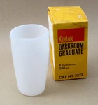 Kodak Nos 8 Oz 250ML Darkroom Graduate Plastic - New Old Stock! Splash Proof Open. Price: $17.99.
