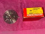 Rare New Kindermann Stainless Steel 16MM Film Darkroom Developing Reel Box Open. Price: $25.00.
