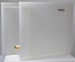 Kostiner 4X5 Archival Film Washer, Holds Hangers, Needs Hose Used. Price: $30.00.