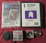 (new) Film Developing - Samigon 35MM Reel 120 Tank Beseler Binder + Negatives. Price: $9.99.