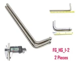 Pieces 10" J Hook Swinging Arrow Head Style T201 Ss Exhaust Hanger 0.47" Rod New. Price: $23.00.