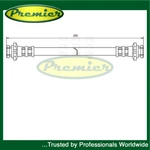 Premier Front Rear Inner Brake Hose Fits Nissan Micra 1983-1992 300ZX 1984-1990 New. Price: $22.79.