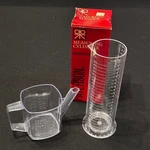 Vintage Paterson Clear Plastic Graduate 42OZ (1200ML) & Arrow Measuring Cup New. Price: $17.00.