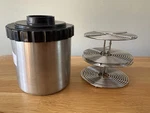 Simmon Omega Stainless Film Developing Tank + Reel Used. Price: $19.00.