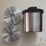 Adorama Stainless Steel Film Developing Tank/drum W/ Reels & Lid, Silver/black Open. Price: $50.00.