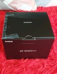 Box Only Fujifilm X100VI Silver Made In Japan Used. Price: $12.00.