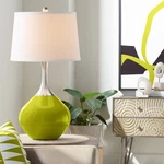 Color Plus Spencer 31" Olive Green Table Lamp New. Price: $169.95.
