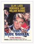 The Blue Dahlia With Alan Ladd & Veronica Lake - Vintage Film Noir Poster New. Price: $49.98.