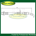 Premier Front Left Brake Hose Fits Carina Picnic 1.6 1.8 2.0 Td 2.2 New. Price: $28.51.