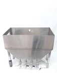 Apv Wkctr 305 PQ-5 Stainless Steel Feeding Hopper Tank 26LX14WX15D Used. Price: $1058.00.