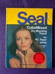 Seal Color Dry Mounting Tissue Used. Price: $25.00.