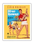 Elvis Presley Blue Hawaii - Vintage Film Movie Poster By Rolf Goetze C.1961 New. Price: $49.98.