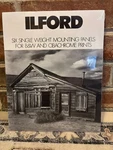 Ilford Six Single Weight Mounting Panels B&w Cibachrome Prints New. Price: $28.98.