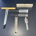Lot 6 Eastman Kodak Ansco Fink Roselieve Photographic Thermometers Used. Price: $28.50.