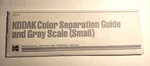 Kodak Color Separation Guide And Gray Scale Q-13 8" Long Used. Price: $32.00.