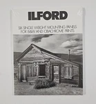 Ilford Six Single Weight 8X10 Mounting Panels B&w And Cibachrome Prints New. Price: $24.99.